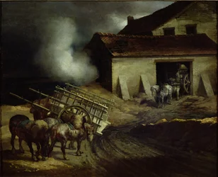 Der Brennofen in der Gipsfabrik